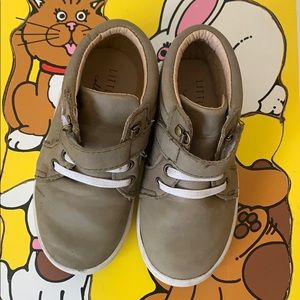 Little Bipsy collection leather highrise sneakers